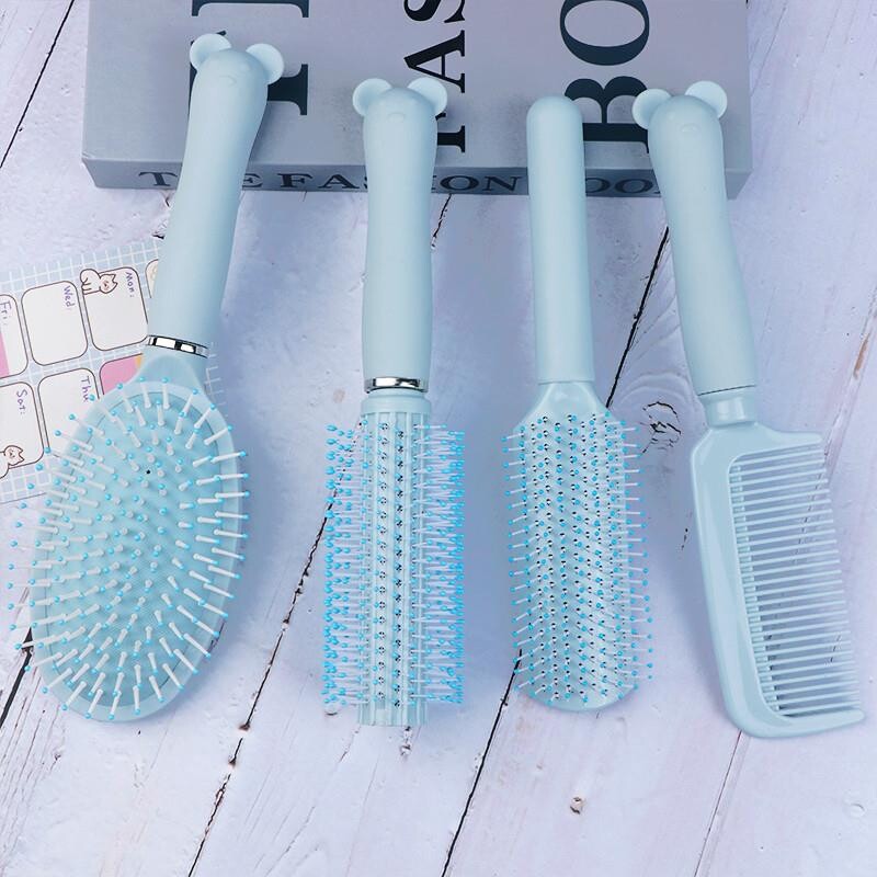 梳子女学生韩版气囊梳按摩梳宿舍学生镜子开 学用ing网红滚筒梳