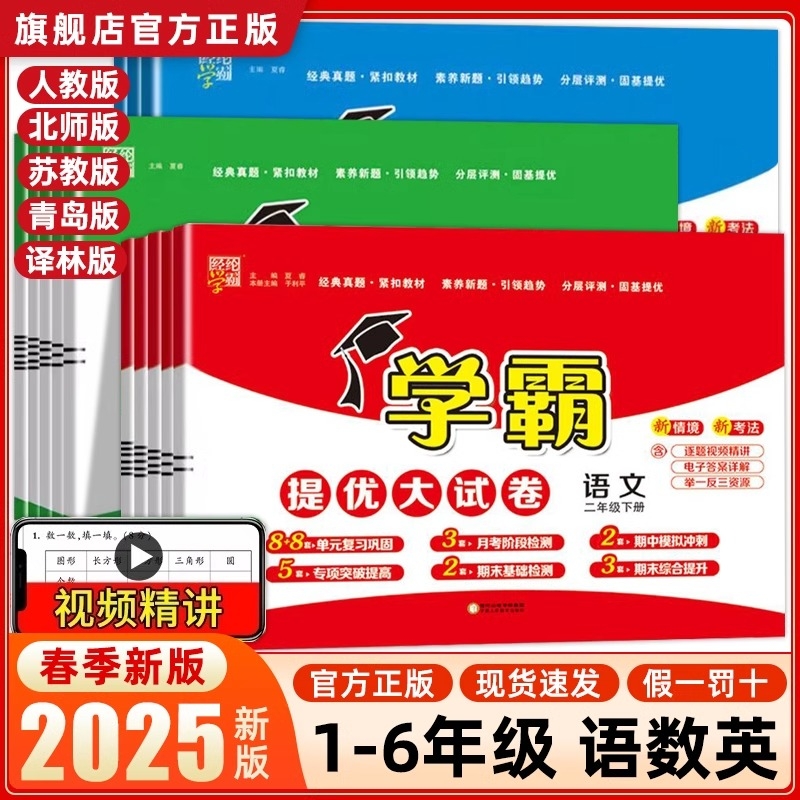 2024经纶小学提优大试卷语数英