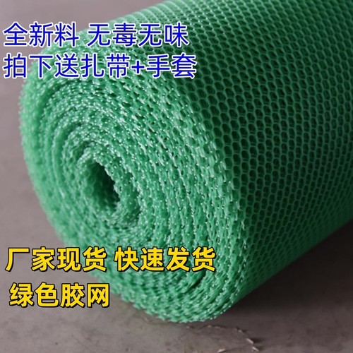 鸡鸭鹅加厚漏粪塑料围栏网格小孔防护绿色垫户外育雏网床养殖家用