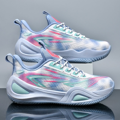 篮球球鞋夏季透气网面运动跑步鞋鸳鸯学生休闲鞋子男潮鞋百搭男款