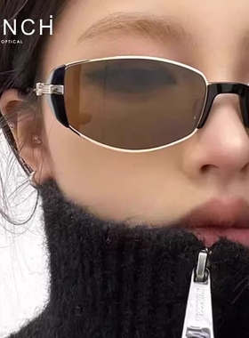 新款摩登复古圆脸显瘦猫眼太阳镜