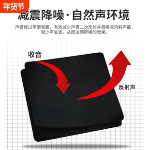 高密度环保阻尼隔音毡ktv吊顶吸音隔音棉室内隔音板墙体隔音材料