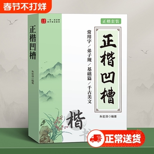 正楷字帖成人练字凹槽练字帖反复使用楷书入门钢笔练字专用练习硬笔书法练字本男女生字体漂亮初中生楷体速成初学者反复使用写字贴