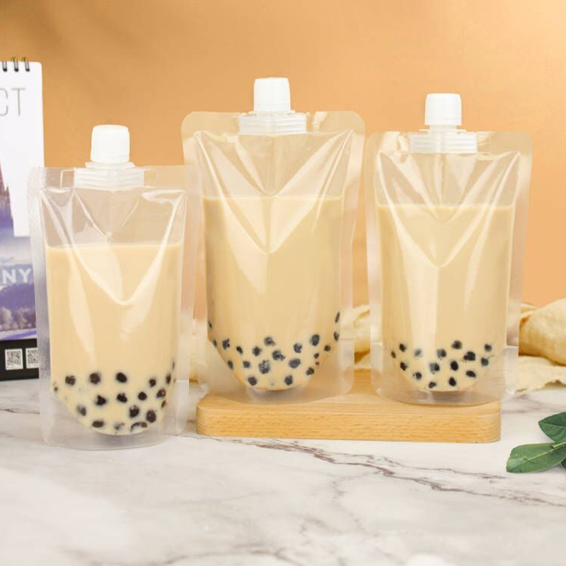 一次性豆浆袋奶茶奶油分装袋大口吸嘴袋酸梅汤打包袋中药液包装袋