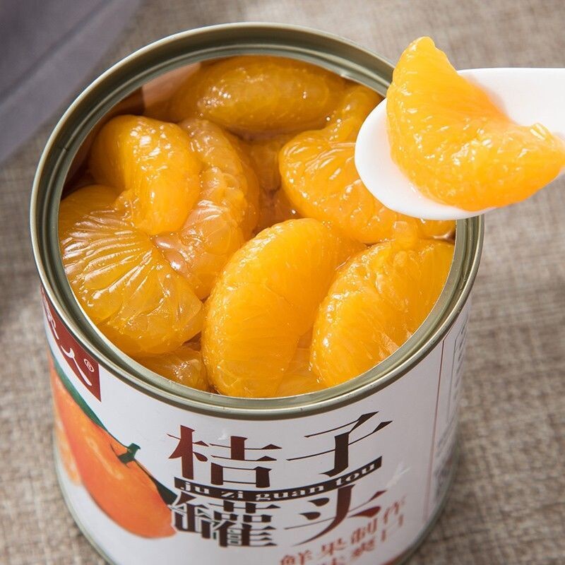 果家人糖水桔子罐头正品商用新鲜水果橘子大果肉小零食黄桃菠萝
