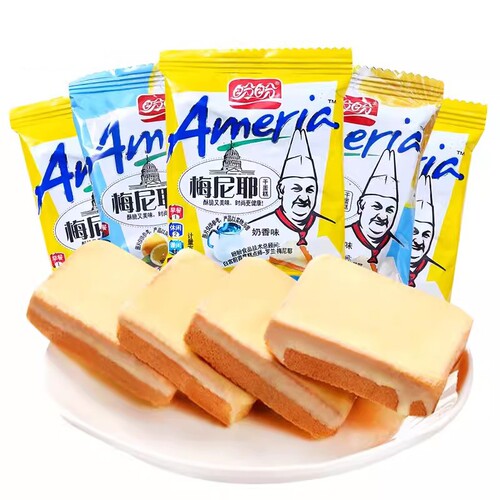 盼盼梅尼耶干蛋糕饼干多口味面包干小零食