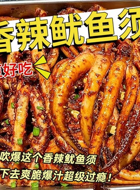 铁板鱿鱼须麻辣鱿鱼丝