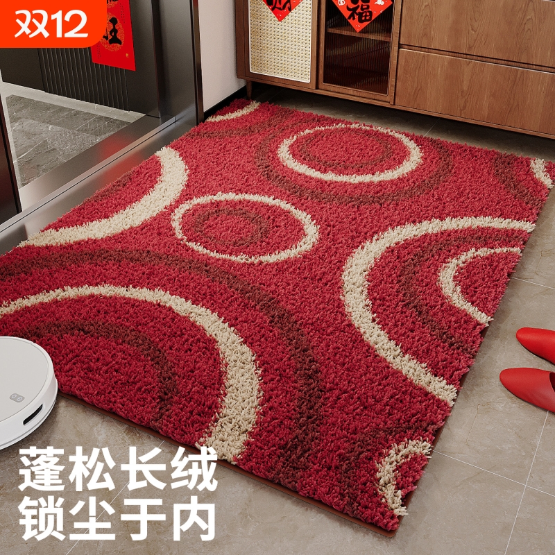 竹珺长绒藏灰耐脏入户门垫