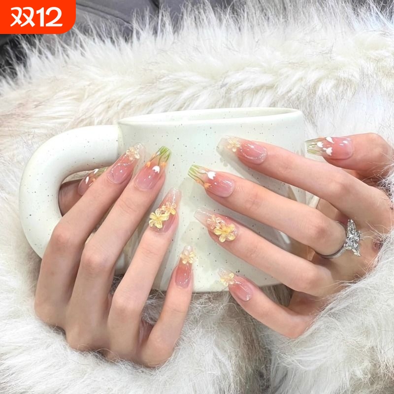 立体郁金香美甲穿戴甲