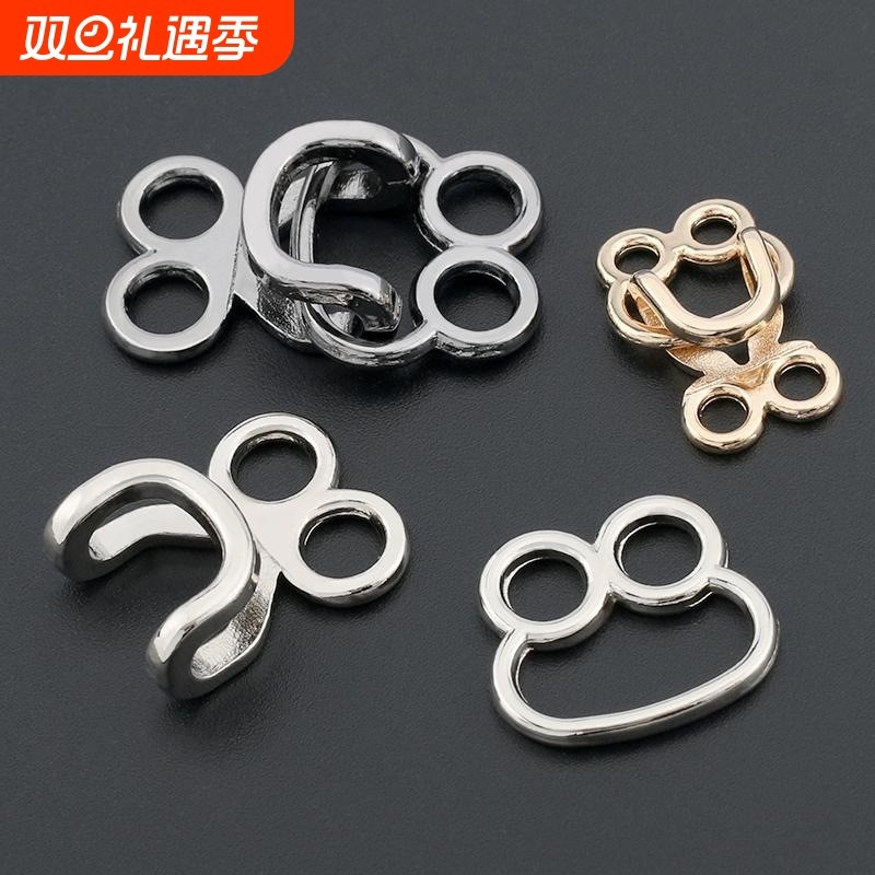 收纳扣配套领勾纽扣旗袍貂皮简约防走光领扣小众调节服装扣领裤腰