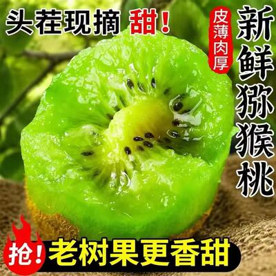 陕西徐香猕猴桃新鲜周至绿心奇异果水果整箱包邮鲜果现摘保存