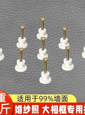 专用挂钉大相框挂墙钉免打孔挂画神器无痕钉画框挂钩隐形墙面钢钉