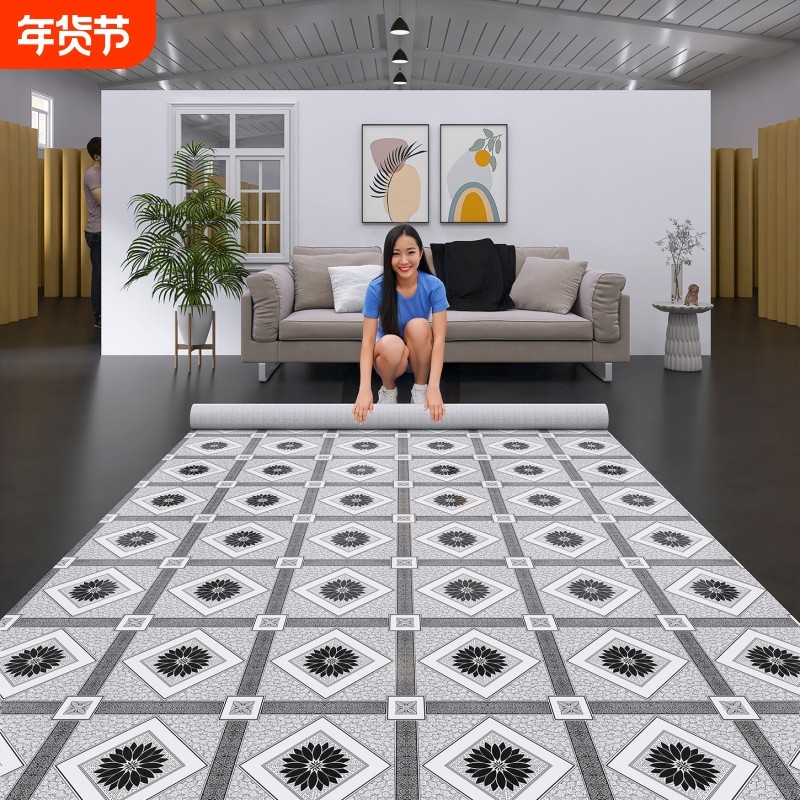 地板革水泥地直接铺加厚耐磨防水PVC地板贴纸翻新塑胶家用地胶垫,家装主材,地板革,淘宝优惠券,粉丝福利购,淘宝优惠卷