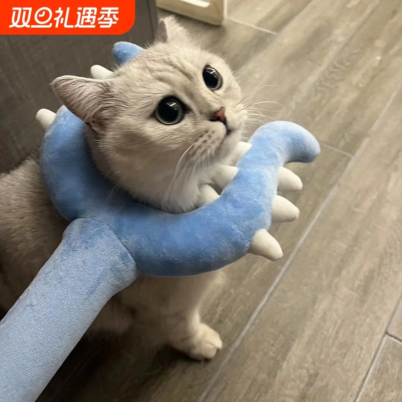 毛绒讨伐棒猫咪chiikawa吉必起小八乌萨奇成人款抓猫玩具玩偶