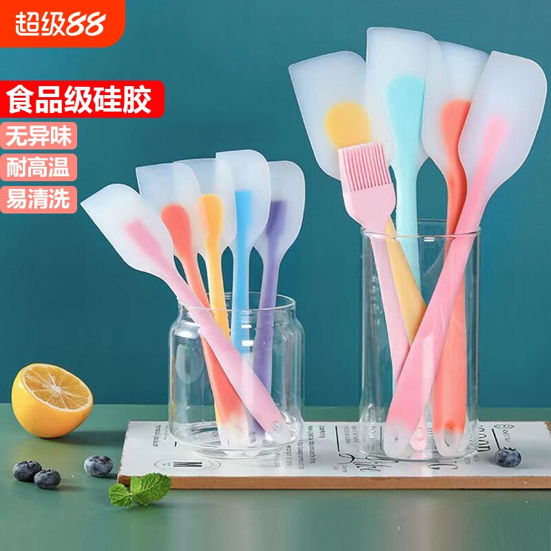 大号一体式硅胶刮刀烘焙工具做蛋糕奶油抹刀刮板家用食品级搅拌刀