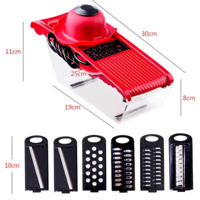 跨境diy多功能切菜器土豆刨丝器切片器6刀片厨房工具亚马逊礼品