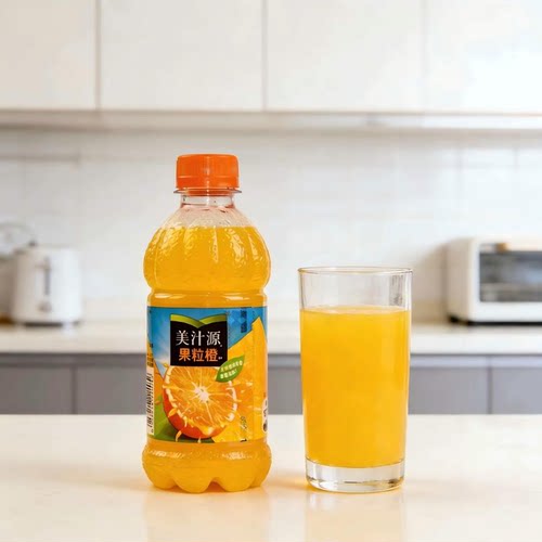 美汁源果粒橙300ml*12瓶整箱包邮可口可乐果汁饮品饮料橙汁瓶装