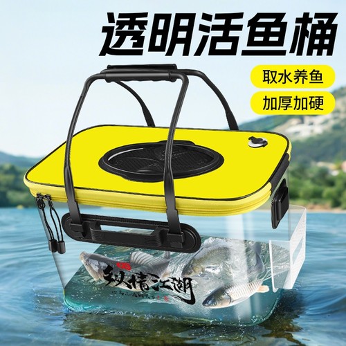 活鱼桶多功能可折叠钓鱼桶装鱼桶