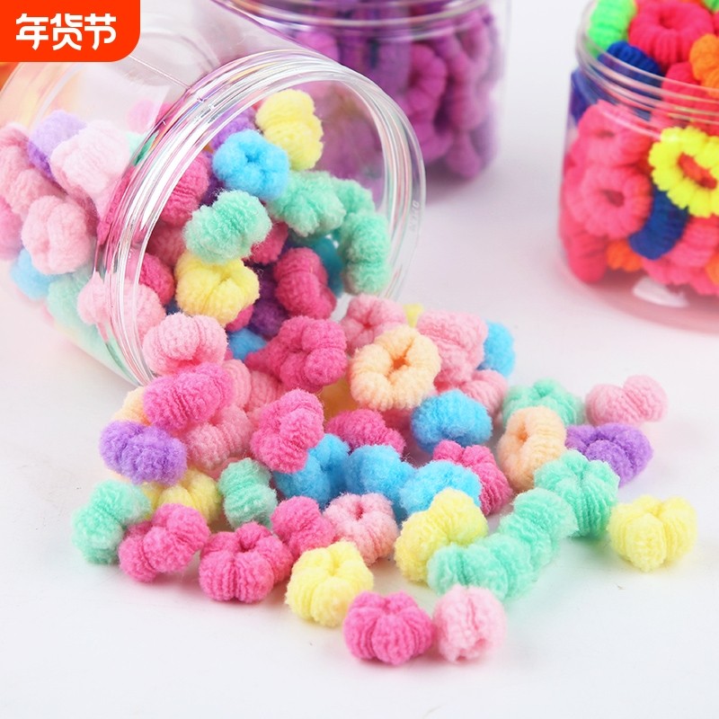 儿童无缝发绳扎头发皮筋女孩不伤发宝宝百搭小发圈发饰不勒手工,童装/婴儿装/亲子装,发饰,淘宝优惠券,粉丝福利购,淘宝优惠卷