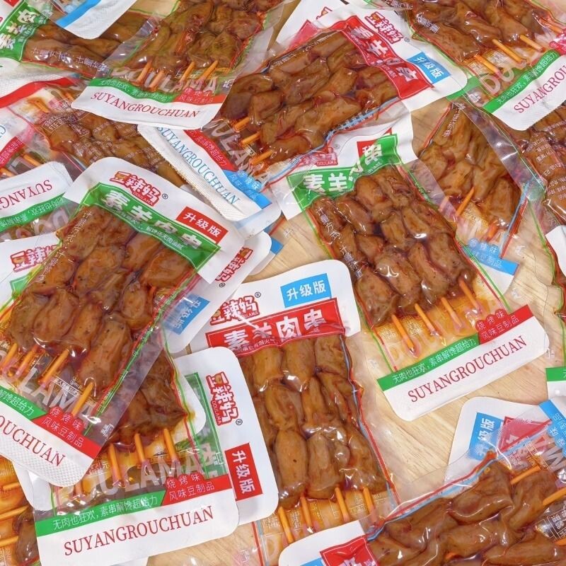 豆辣妈素羊肉串儿时童年回忆8090怀旧辣条解馋豆制品零食批发好吃