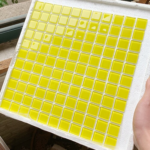 纯色水晶马赛克玻璃瓷砖diy墙贴卫生间浴室装饰