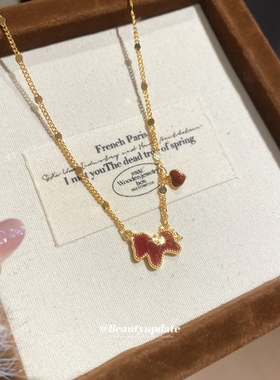 2026马上有钱女款轻奢项链锁骨链