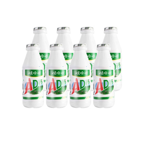 娃哈哈AD钙奶含乳饮品220ml 2板*4瓶 怀旧儿童饮料