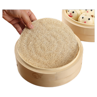 丝瓜络蒸笼垫蒸馍馒头包子不粘蒸锅屉布丝瓜瓤蒸垫子家用食品级