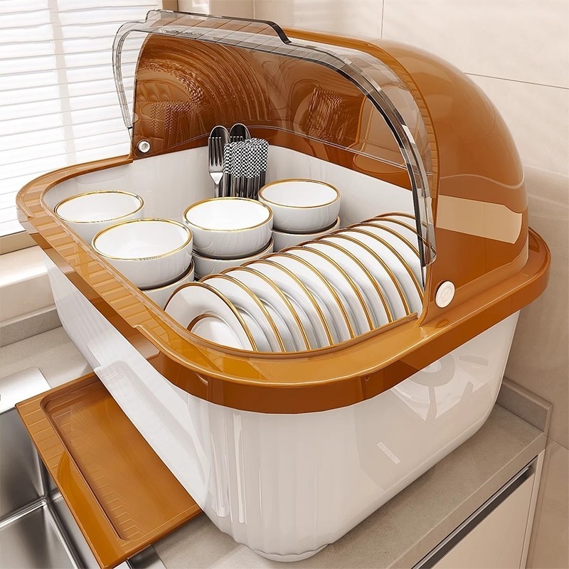 碗筷收纳盒餐具放碗碟收纳架厨房装家用防尘置物架沥水碗碗盘筷子,厨房/烹饪用具,碗架,淘宝优惠券,粉丝福利购,淘宝优惠卷