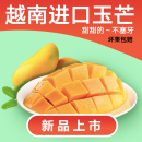 新鲜大青芒当季 新鲜热带水果批发香甜薄皮青芒果大果催熟后食用