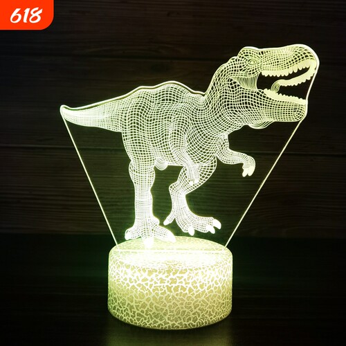 侏罗纪世纪恐龙3D立体小夜灯