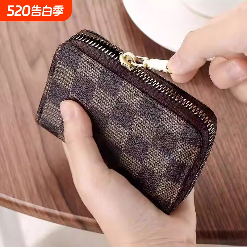 迷你卡包新款防盗刷消磁多卡位驾驶证卡夹风琴小巧多功能零钱包女