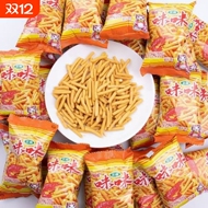 虾条虾味薯条蟹味粒小包零食大礼包批发解馋休闲食品小吃