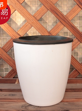 花盆/自吸水AB1sq0-自动吸水花盘免浇水塑料透明懒人花盆简约园