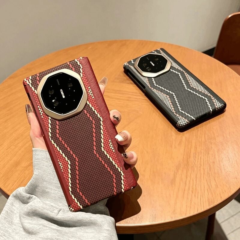 【双中轴防护】适用华为MateXTs非凡大师手机壳新款凯夫拉纹mateXT三折叠屏防摔高级感商务奢华男女xts保护套图片