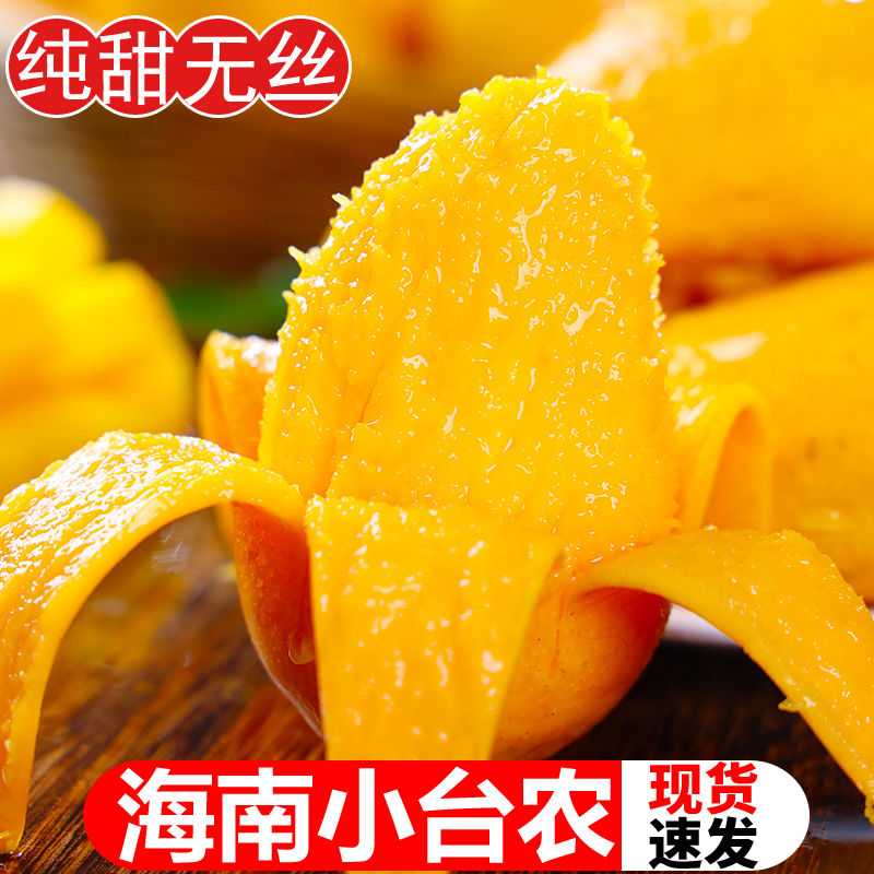 海南小台农芒果9斤新鲜小台芒当季特产水果现摘芒果大果整箱包邮