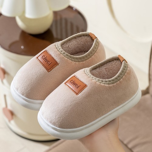 儿童棉拖鞋女童秋冬季室内家居男童小孩宝宝拖鞋包跟防滑软底棉鞋