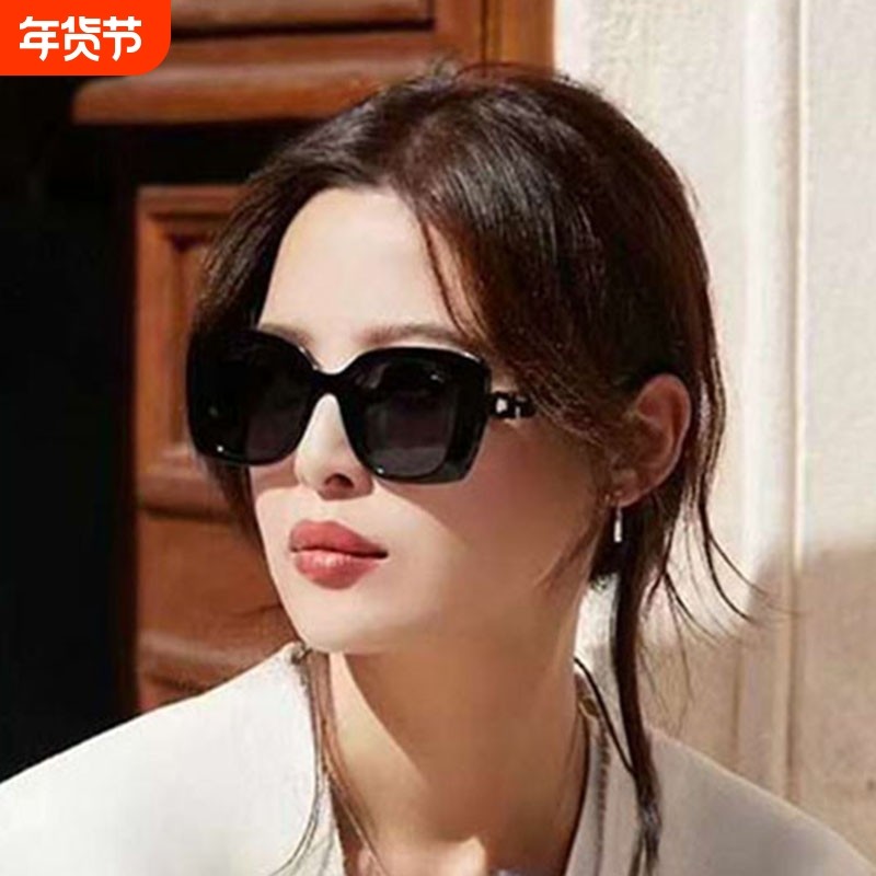 墨镜女时尚5422辛芷蕾刘亦菲小香偏光太阳镜防紫外线高级感显脸小