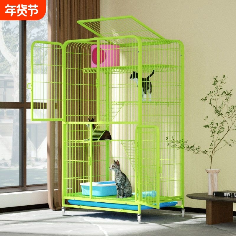 猫笼子家用室内宿舍小型两层猫别墅超大自由空间三层猫咪笼子猫窝,宠物/宠物食品及用品,笼子,淘宝优惠券,粉丝福利购,淘宝优惠卷