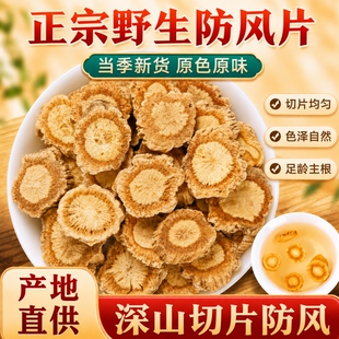 防风中药材正品野生北防风片中药旁风关防风药材侧柏叶何首乌切片