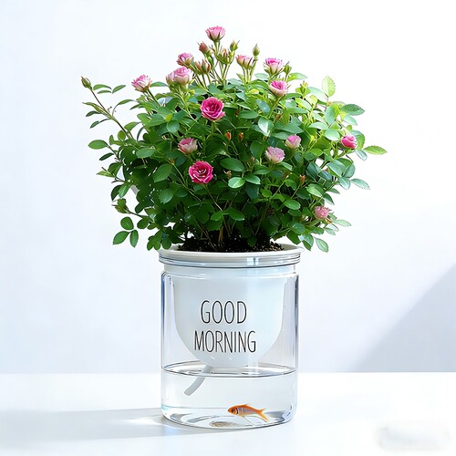 迷你超微姬月季带花苞水培须惠姬乙女室内好养浓香花卉盆栽绿植物