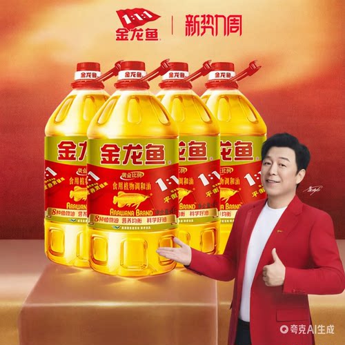 金龙鱼黄金比例食用植物油调和油