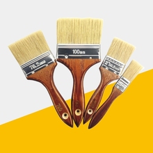 793加厚油漆刷猪毛混丝刷涂料胶水刷烧烤清洁扫灰12345寸木柄3寸
