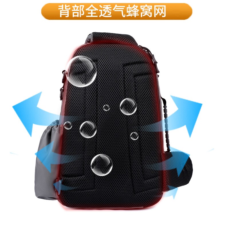 路亚包防潮单肩斜跨路亚竿收纳包多功能户外钓鱼包防水便携路亚包