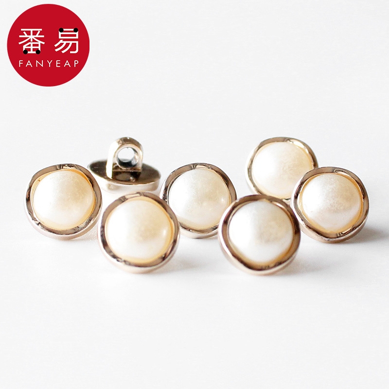 纽扣/珍珠AF1sn0-外套圆形针织衫小纽扣上衣开衫钮扣女士百搭时