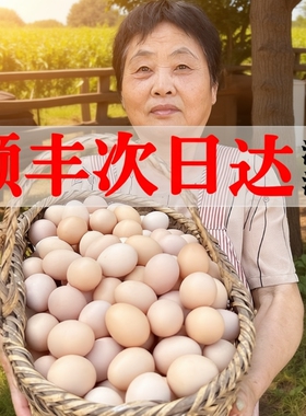 安徽九华山散养土鸡蛋60枚正宗皖南农家笨鸡蛋柴鸡蛋新鲜顺丰包邮
