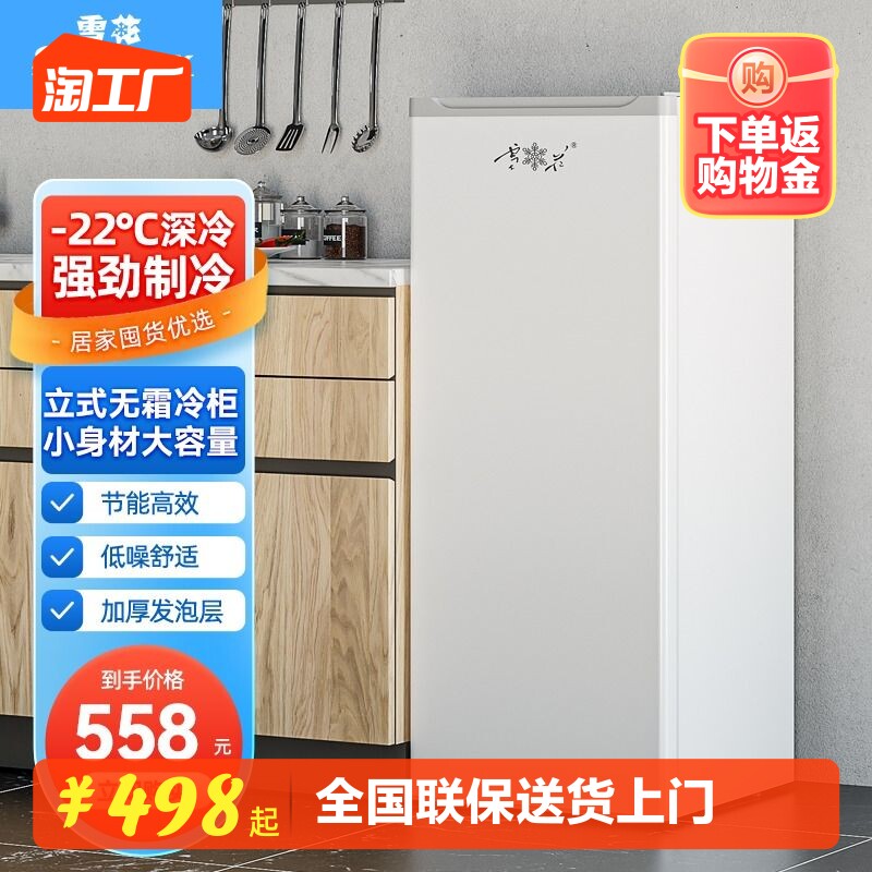 雪花立式冷柜全冷冻冰箱风冷无霜冰柜家用大容量母乳小型抽屉柜怎么样,好用不?