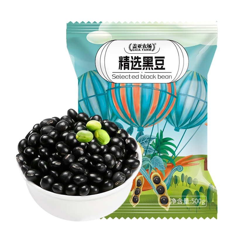 盖亚农场精选黑豆500g