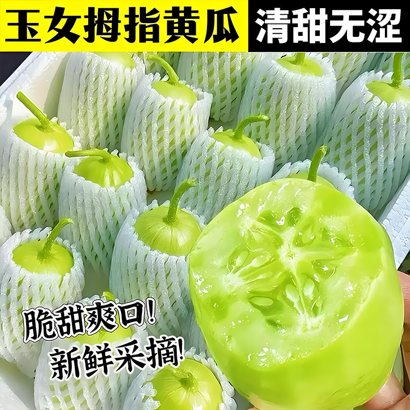 玉女黄瓜新鲜生吃水果小黄瓜当季现摘脆嫩爽口无刺小黄瓜蔬菜