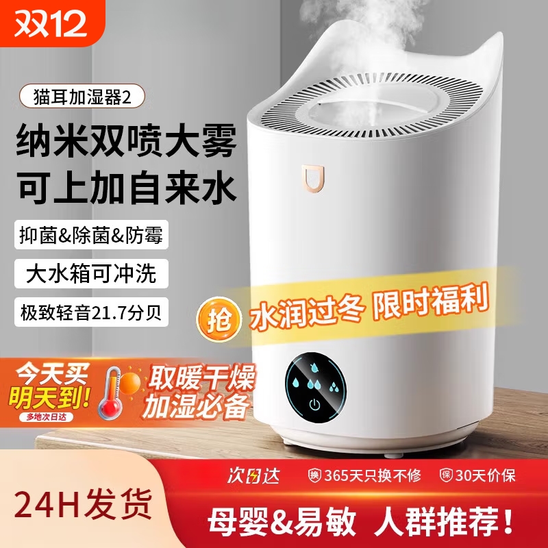 2025新款加湿器大容量纳米双喷